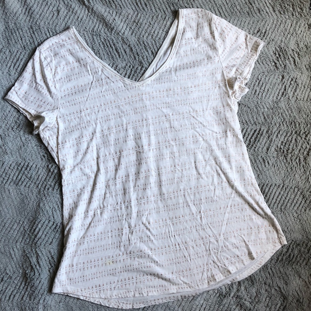 Maurices Gold and Cream Blouse - Picture 2 of 4